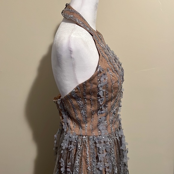 Dress the Population Lace Valerie Halter Wedding Guest Dress Size M - Picture 10 of 12